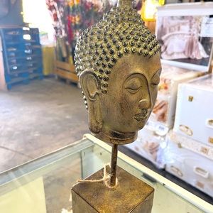Bronze Buddha head